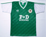 HIBERNIAN 1987 HOME VINTAGE JERSEY RETRO FOOTBALL SHIRT
